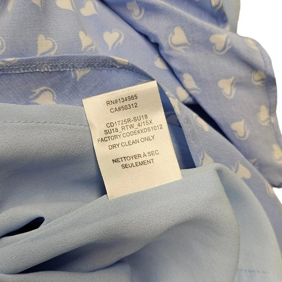 For Love & Lemons Sweetheart  Wrap Mini Dress Size Medium Cinched Tie Sleeve - Picture 7 of 12